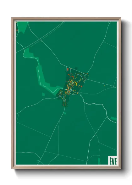 Une affiche de carte sur Ève