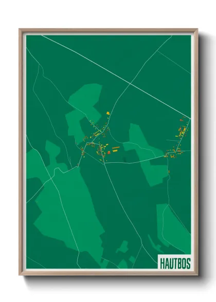 Une affiche de carte sur Hautbos