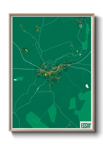 Une affiche de carte sur Essay