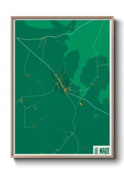 Une affiche de carte sur Le Mage