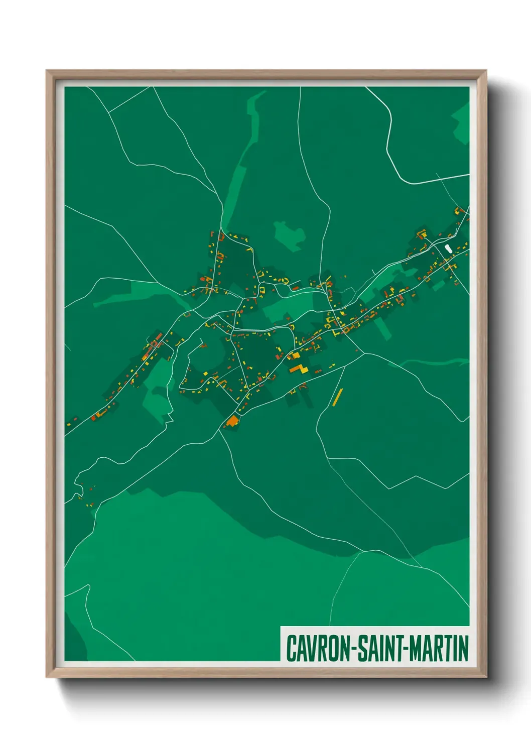 Un poster carteCavron-Saint-Martin