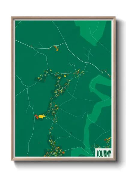 Une affiche de carte sur Journy