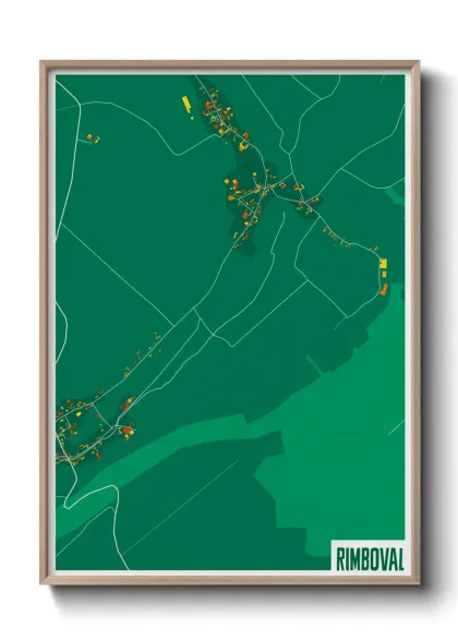 Une affiche de carte sur Rimboval