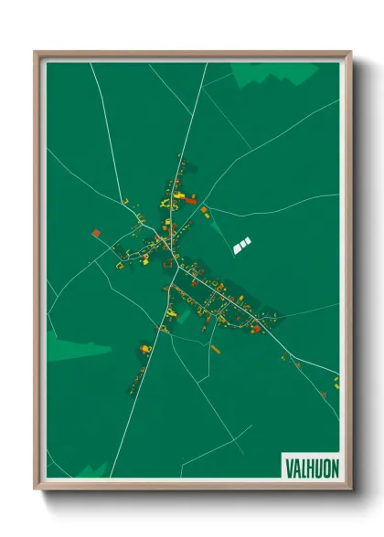 Une affiche de carte sur Valhuon
