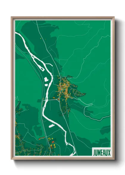 Une affiche de carte sur Jumeaux