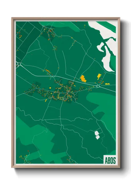 Une affiche de carte sur Abos