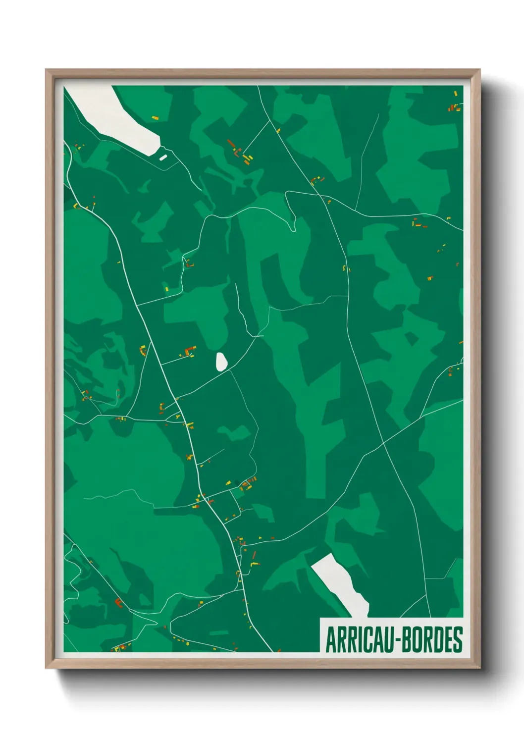 Un poster carteArricau-Bordes