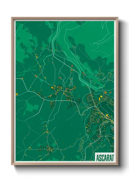 Une affiche de carte sur Ascarat