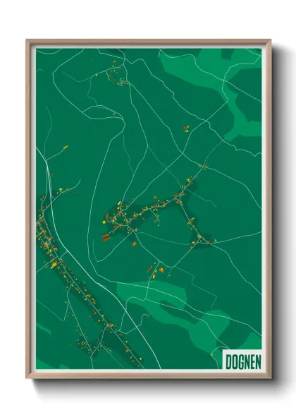 Une affiche de carte sur Dognen