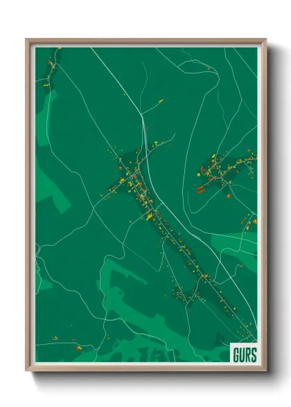 Une affiche de carte sur Gurs