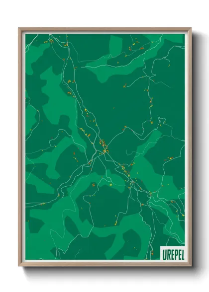 Une affiche de carte sur Urepel