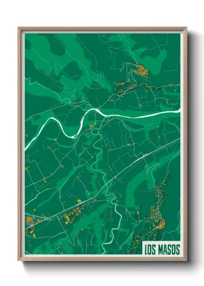 Une affiche de carte sur Los Masos