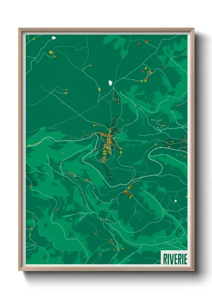 Une affiche de carte sur Riverie
