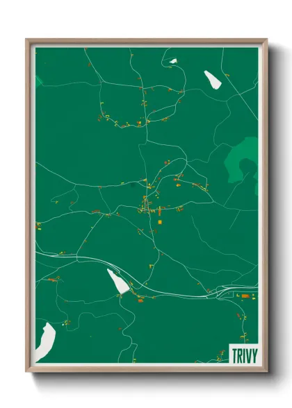 Une affiche de carte sur Trivy