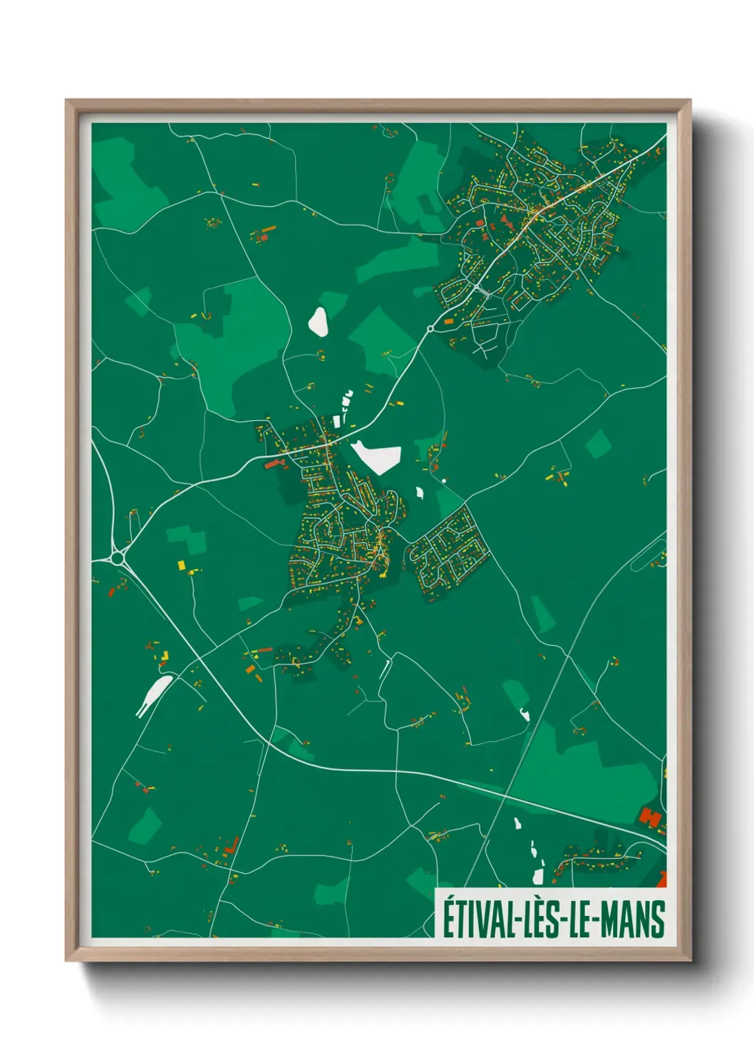 Un poster carteÉtival-lès-le-Mans