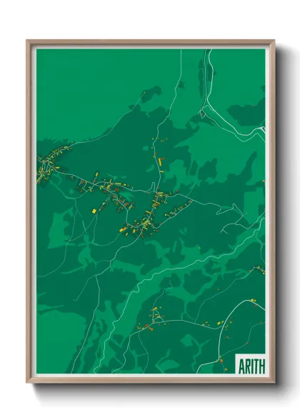 Une affiche de carte sur Arith