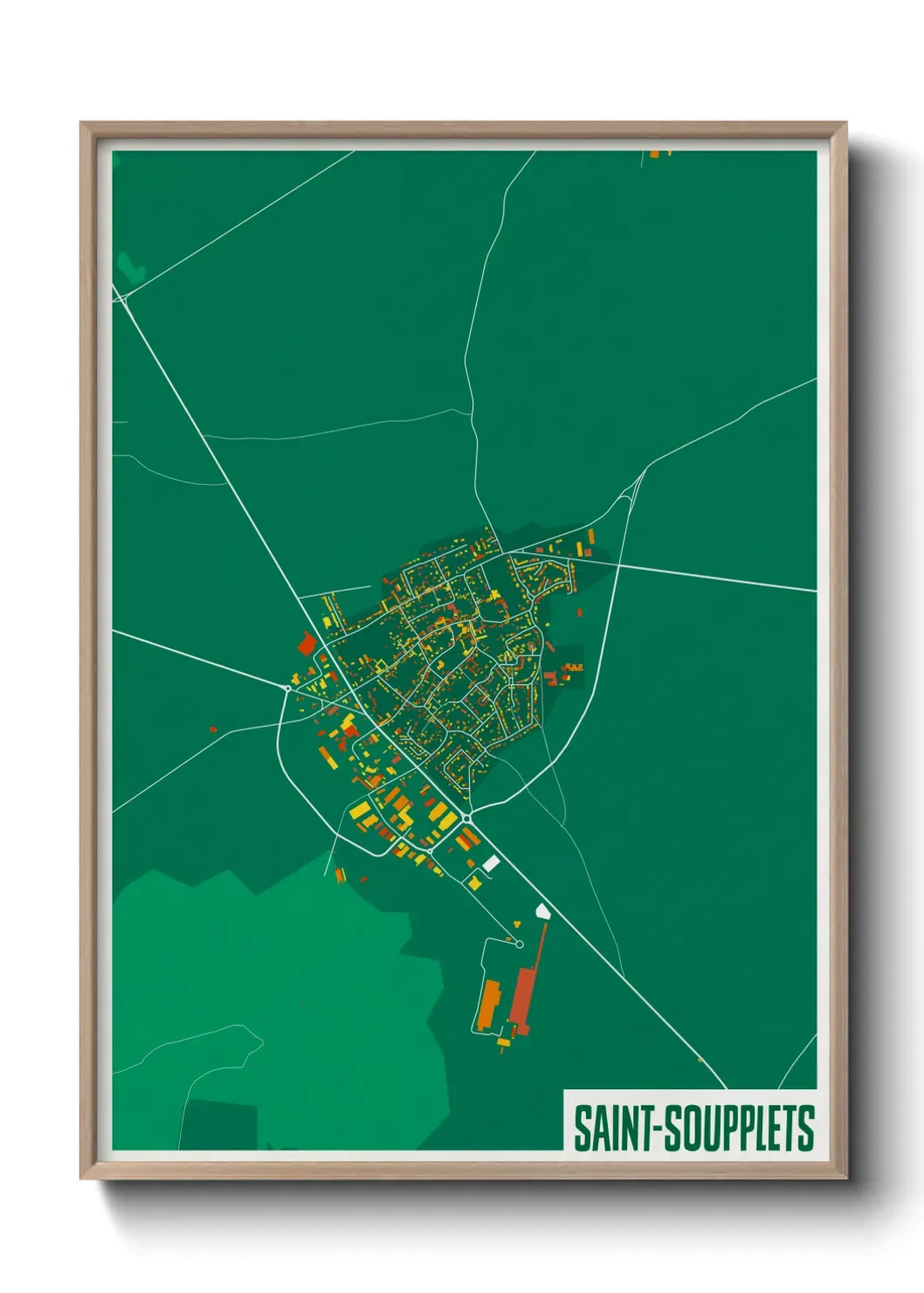 Un poster carteSaint-Soupplets
