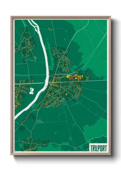 Une affiche de carte sur Trilport