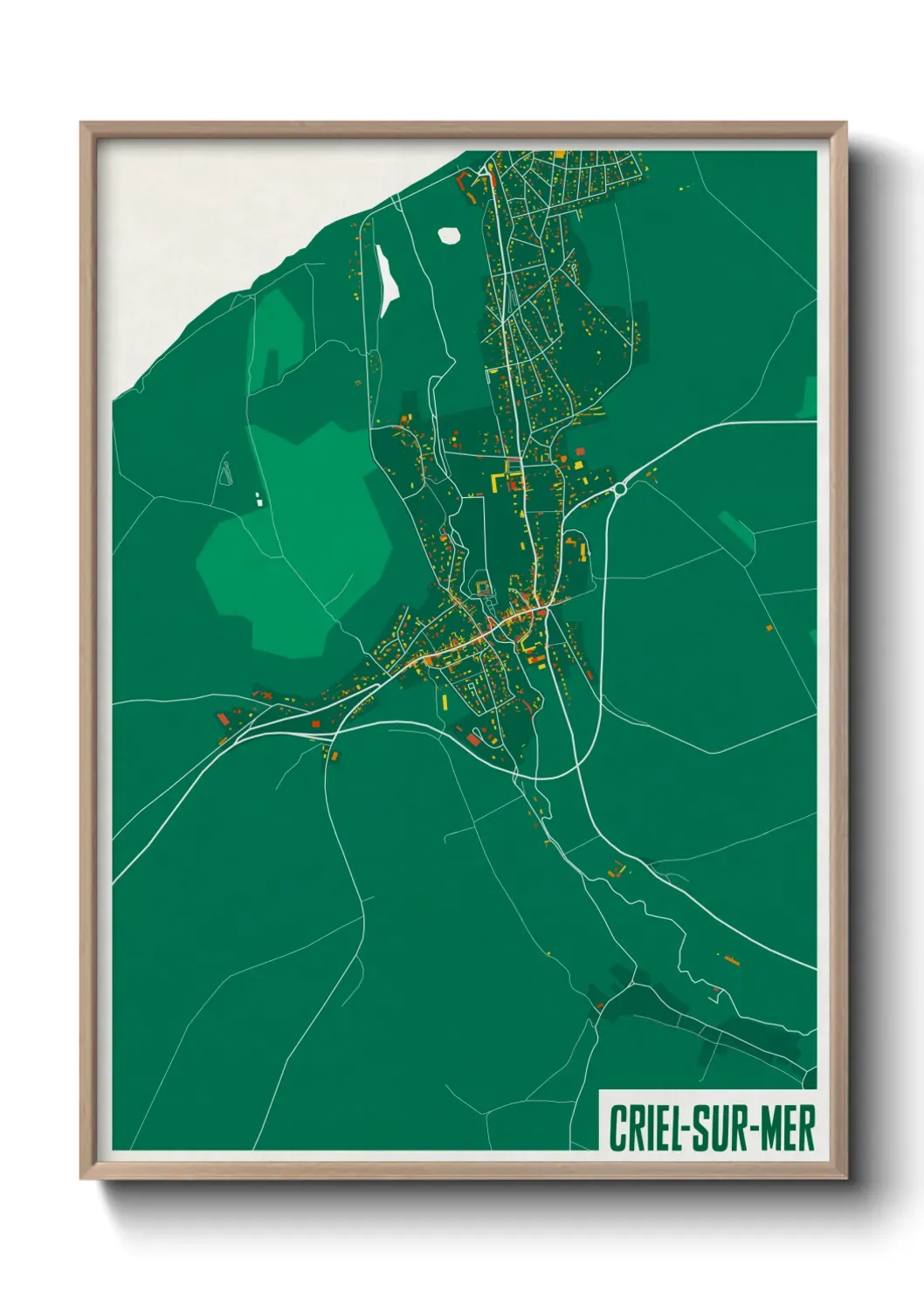 Un poster carteCriel-sur-Mer