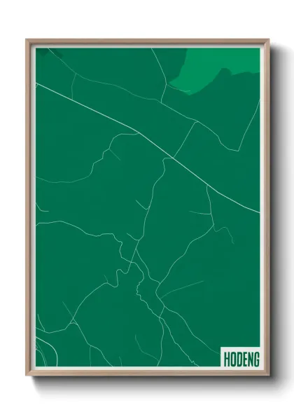 Une affiche de carte sur Hodeng