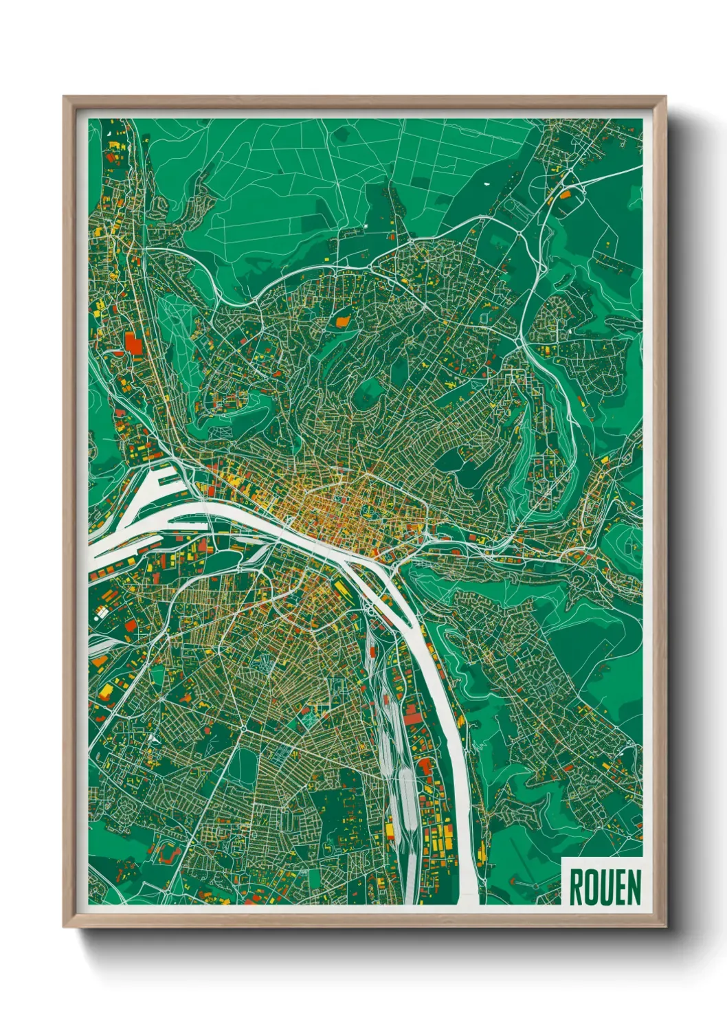 Un poster carteRouen