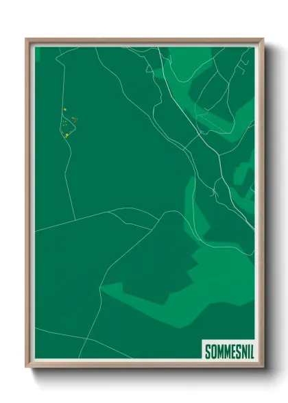 Une affiche de carte sur Sommesnil