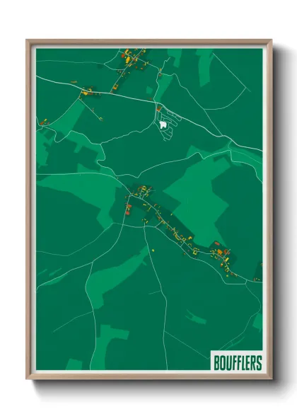 Une affiche de carte sur Boufflers