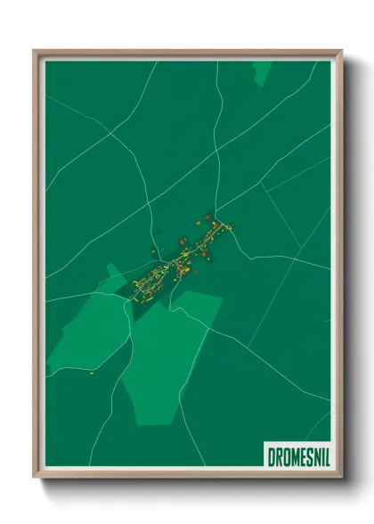 Une affiche de carte sur Dromesnil