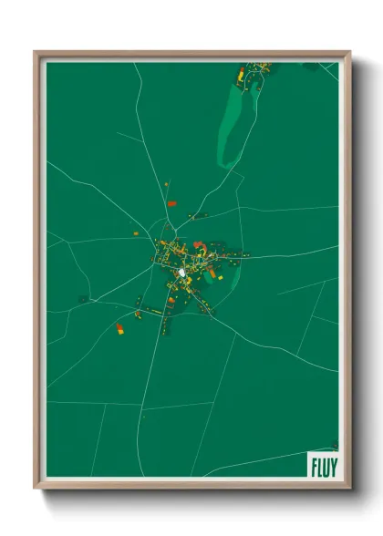 Une affiche de carte sur Fluy