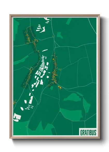 Une affiche de carte sur Gratibus