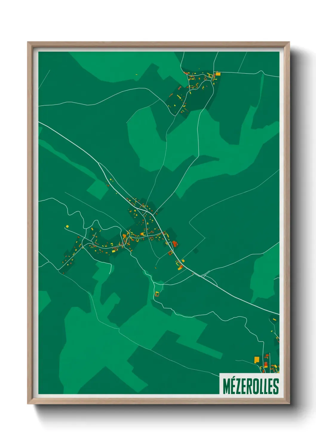 Un poster carteMézerolles