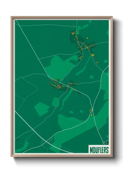 Une affiche de carte sur Mouflers