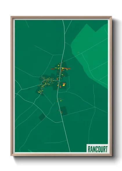 Une affiche de carte sur Rancourt