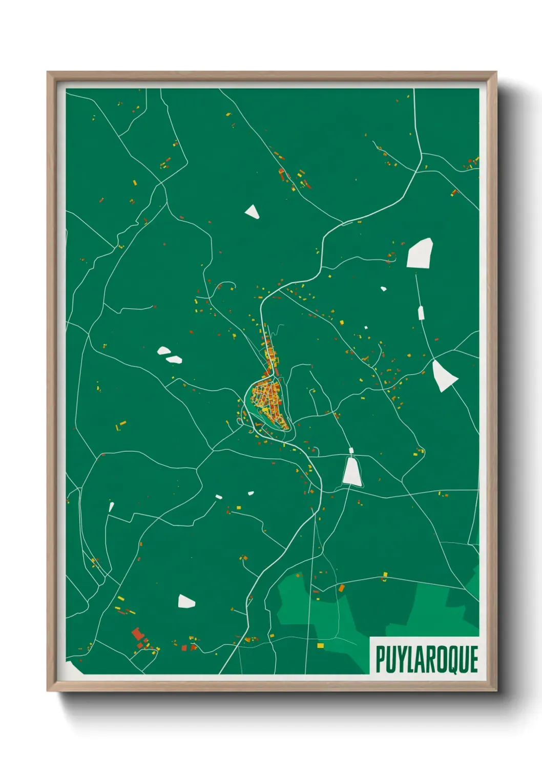 Un poster cartePuylaroque