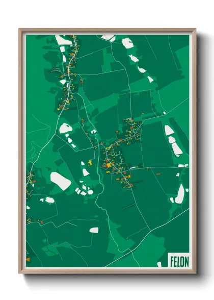 Une affiche de carte sur Felon
