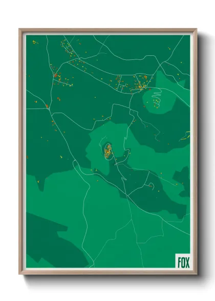 Une affiche de carte sur Fox