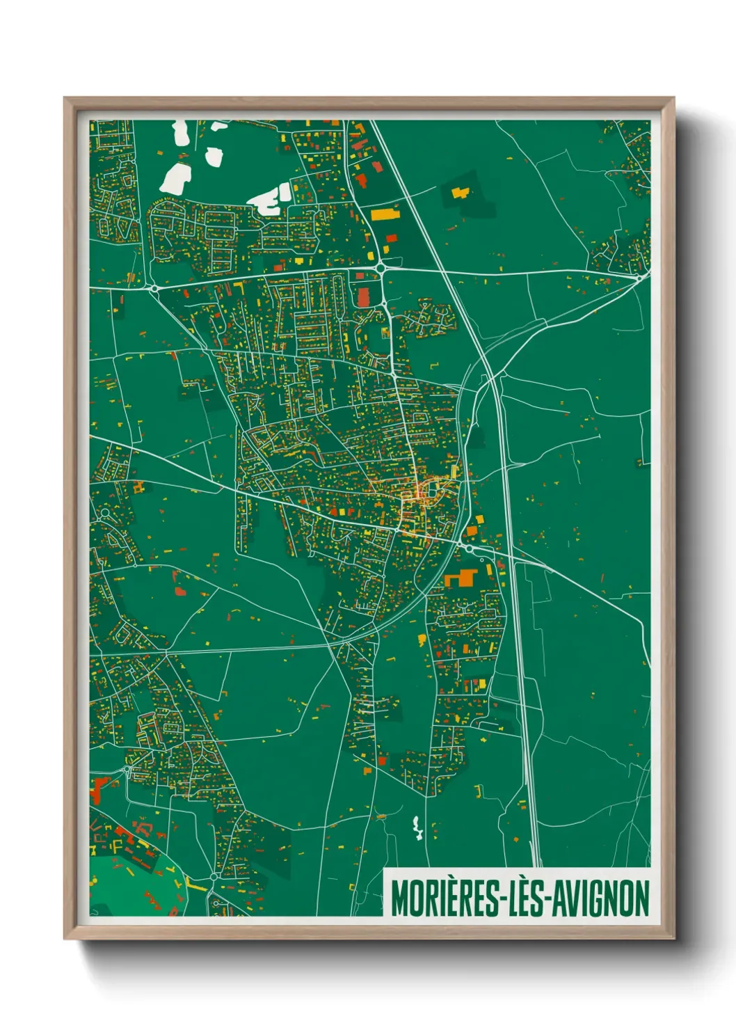 Un poster carteMorières-lès-Avignon