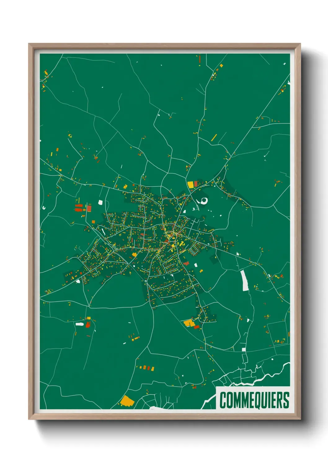 Un poster carteCommequiers