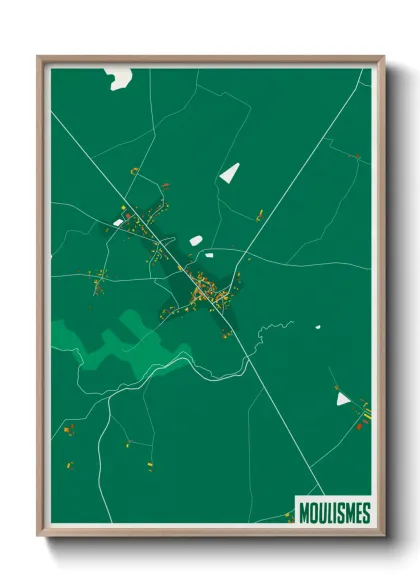 Une affiche de carte sur Moulismes