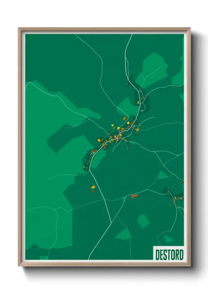 Une affiche de carte sur Destord