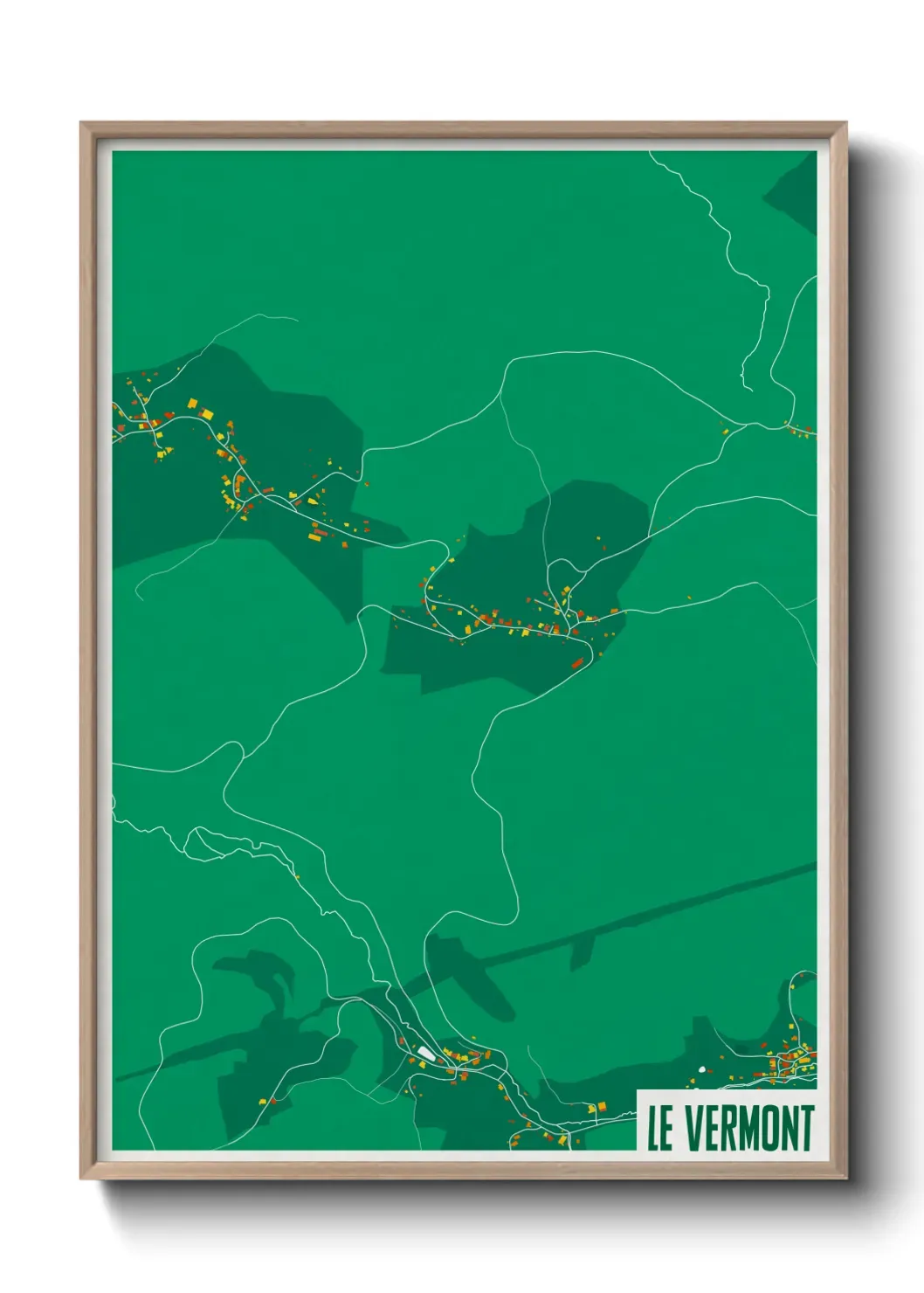 Un poster carteLe Vermont