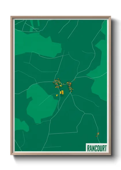 Une affiche de carte sur Rancourt