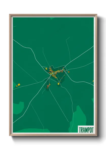 Une affiche de carte sur Trampot