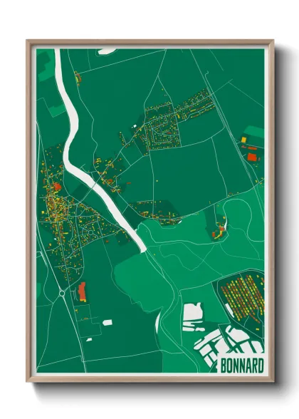 Une affiche de carte sur Bonnard
