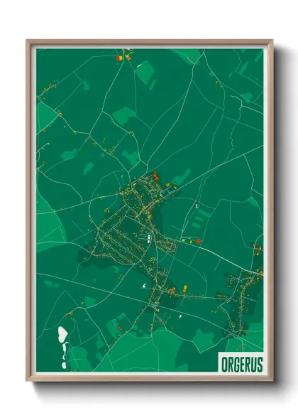 Une affiche de carte sur Orgerus
