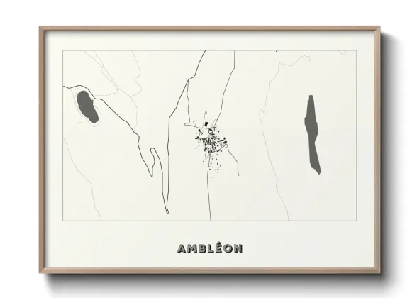 Une affiche de carte sur Ambléon