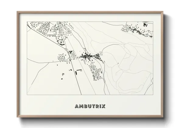 Une affiche de carte sur Ambutrix