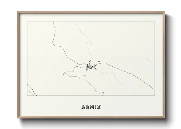 Une affiche de carte sur Armix