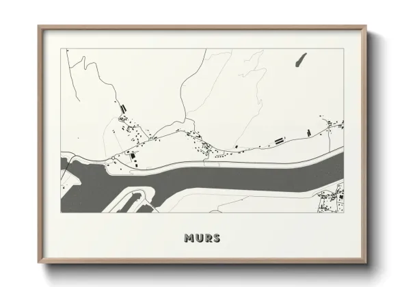 Une affiche de carte sur Murs