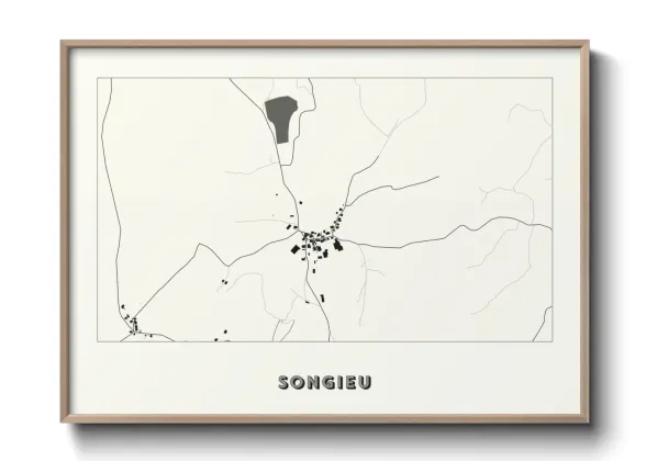 Une affiche de carte sur Songieu